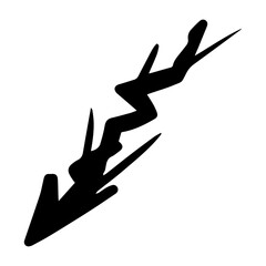 Obraz premium handdrawn halloween arrow