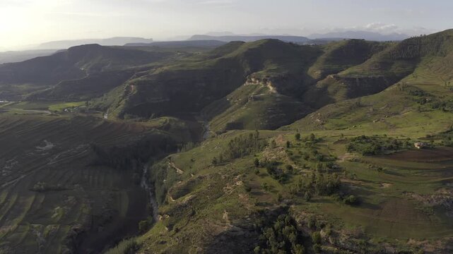 Aerial, Landscapes Of The Kingdom Of Lesotho