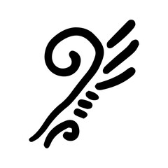 Fototapeta premium spiral wing element