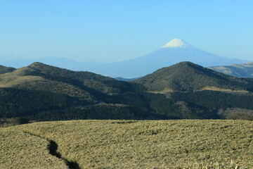 仁科峠から見る富士山