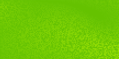 Dots halftone green color pattern gradient texture with technology digital background. Modern Dots pop art comics with nature graphic design illustration