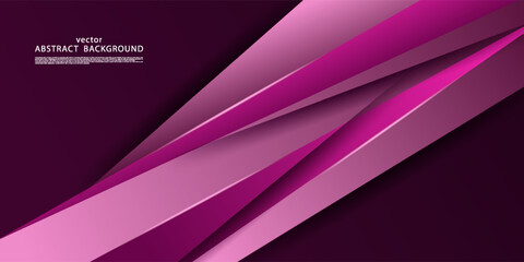 Purple abstract background with dynamic overlapping paper cut elements design. EPS10 vector.