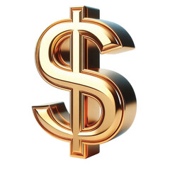 3d dollar sign