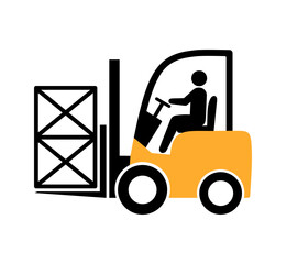 Ikona w&oacute;zka widłowego