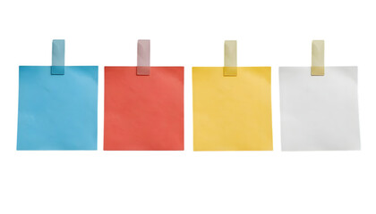 Colorful Paper Clips on String