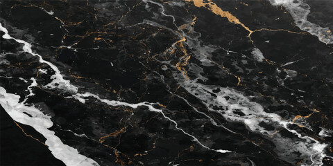 Aged marble texture and rough concrete stone pattern create a vintage black and white grunge background with a weathered nature surface