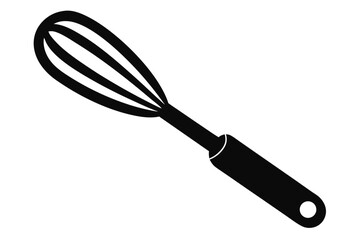 Fototapeta premium kitchen tong line art silhouette vector illustration