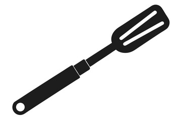 Fototapeta premium kitchen tong line art silhouette vector illustration