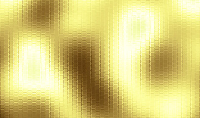 Gold background or texture and Gradients shadow. Textured ribbed glass effect gold luxury Christmas holiday background. Golden vector illustration