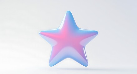 Fototapeta premium Abstract Star Shape Gradient Illustration