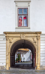 Passage couvert Czekelius &agrave; Sibiu, Transylvanie, Roumanie