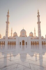 mosque in abu dhabi united emirates