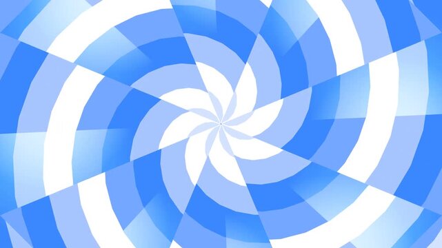 A playful blue and white abstract background featuring a vibrant winter peppermint candy swirl. This hypnotic spiral pattern is perfect for cool-themed designs, seasonal branding, and web backdrops.

