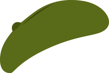 Green Beret Hat Illustration