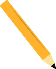 Yellow Pencil Vector Illustration