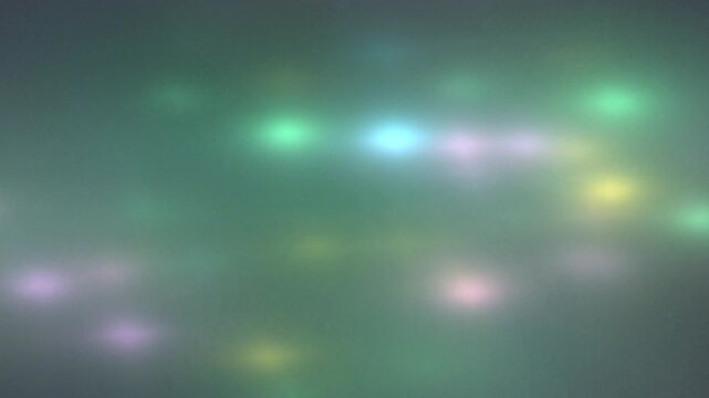 Colorful Lights Shining in Dark Background
