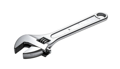 Obraz premium Adjustable Wrench Tool Isolated On Transparent Background For Repair Maintenance Plumbing Construction Automotive And Mechanical Work Projects