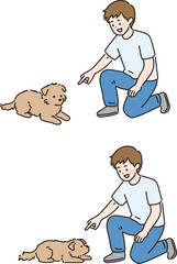 애견 반려견 강아지 일러스트 