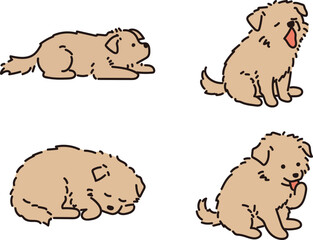 애견 반려견 강아지 일러스트 