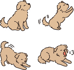 애견 반려견 강아지 일러스트 