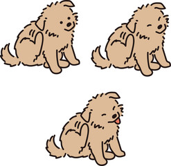 애견 반려견 강아지 일러스트 