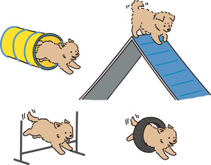 애견 반려견 강아지 일러스트 