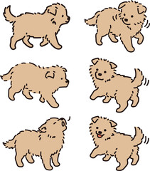 애견 반려견 강아지 일러스트 