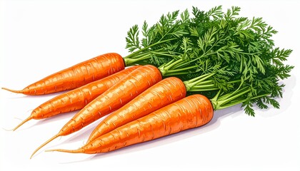 Bund Karotten freigestellt