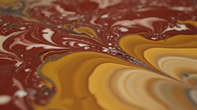 Earthy Mookaite Jasper Swirls Macro Detail