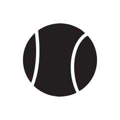 Fototapeta premium Tennis ball icon vector flat style