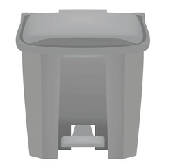 Home pedal bin. vector illustration