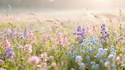 flowers blooming in the field