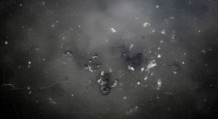 Dark Sandy Beach with White Speckles