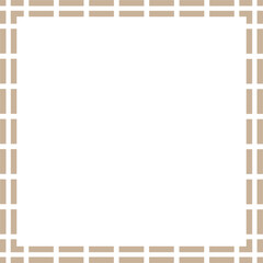 Fototapeta premium Thick double dashed border frame design