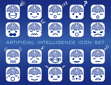 set of vector stamps