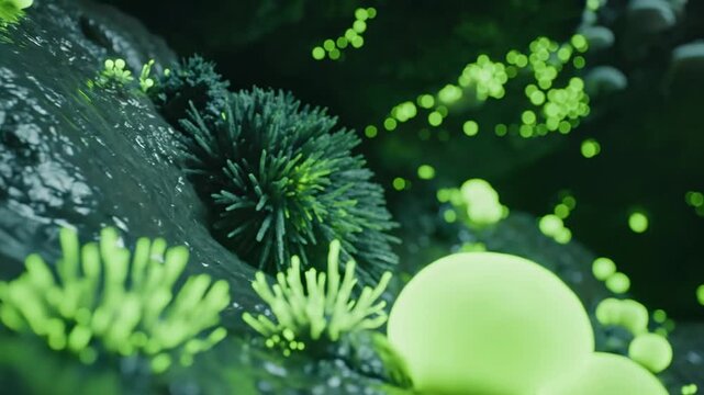 Fibrous Green Actinolite Mineral Needles