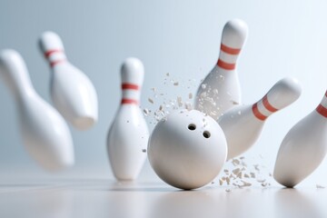 Dynamic Bowling Moment: Ball Impact on Pins at First Contact