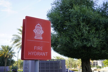 Feuer Wasserhydrant Zeichen fire hydrant sign