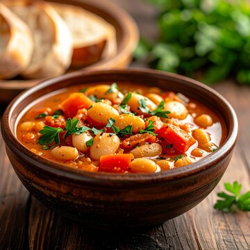 Mazedonischer Pasulj-Bohneneintopf