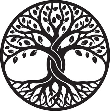 Sacred Tree of Life Vector Bundle