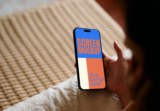 Mockup from real photo of Smartphone
