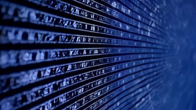 Digital Data Stream in Cyber Space