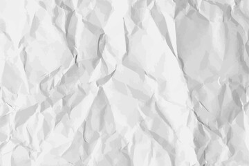 Obraz premium White clean crumpled paper