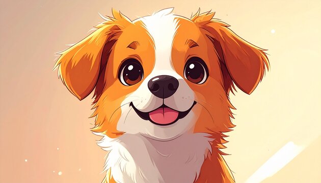 Animasi Anak anjing berbulu