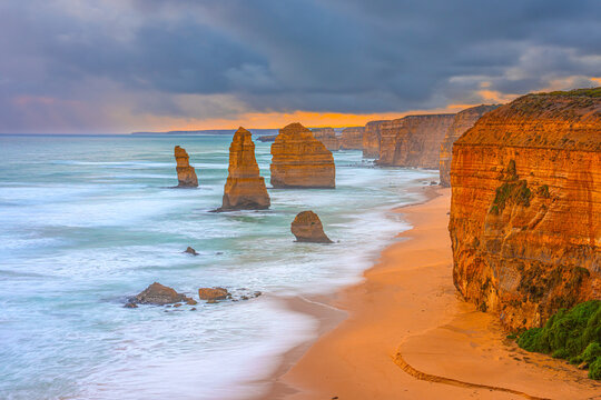 12 apostles at sunset