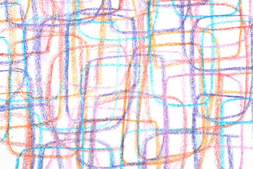 Fototapeta premium Crayon scribble squares and rectangles chilish background