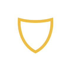 Simple Shield Icon Logo Template Illustration Design