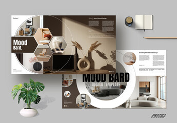 Interior Mood Board Design Template