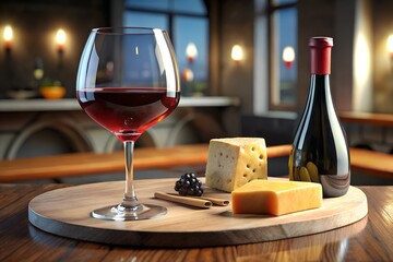 wine and cheese