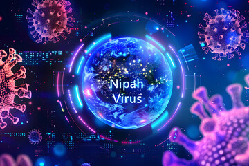 Global Nipah Virus Outbreak Monitoring with Digital Earth Interface